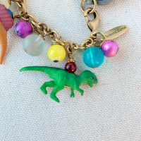 Tiny Dinosaur Charm Bracelet