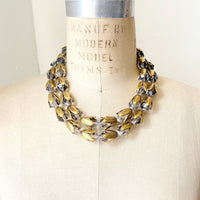Classic Double-Strand Bead Cap Necklace