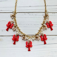 Lenora Dame Lobster Charm Necklace