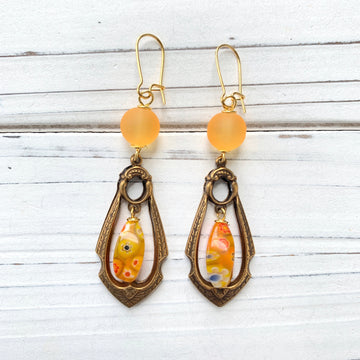 Lenora Dame Sunrise Drop Earrings