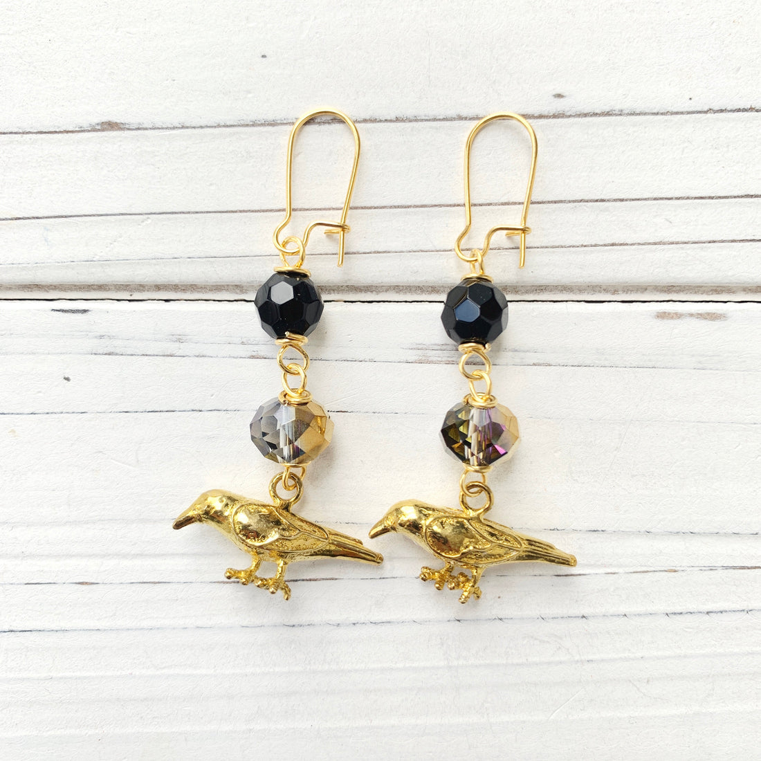 Lenora Dame Raven Earrings