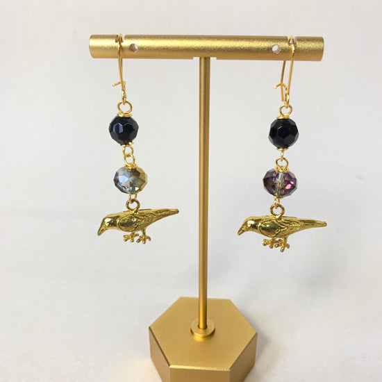 Lenora Dame Raven Earrings
