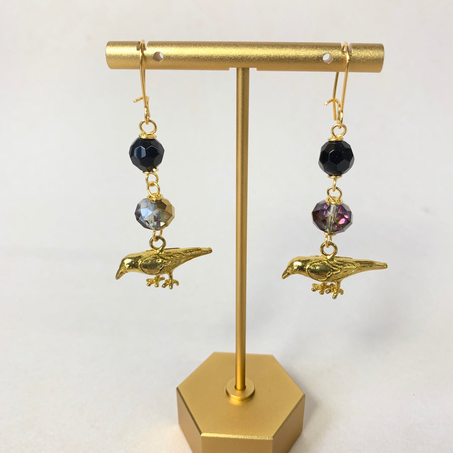 Lenora Dame Raven Earrings