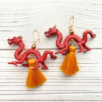 Lenora Dame Year of The Dragon Earrings - Limited Edition