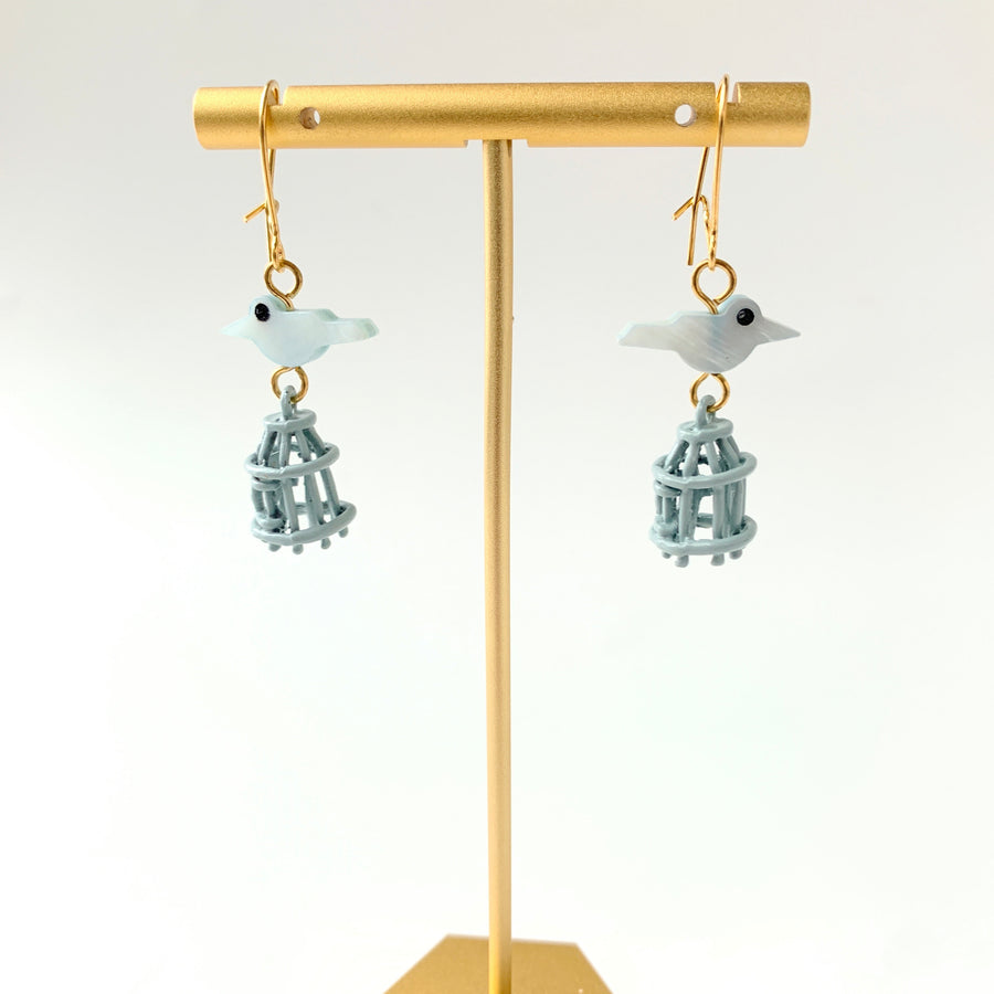Birdcage Earrings - 2 Color Options