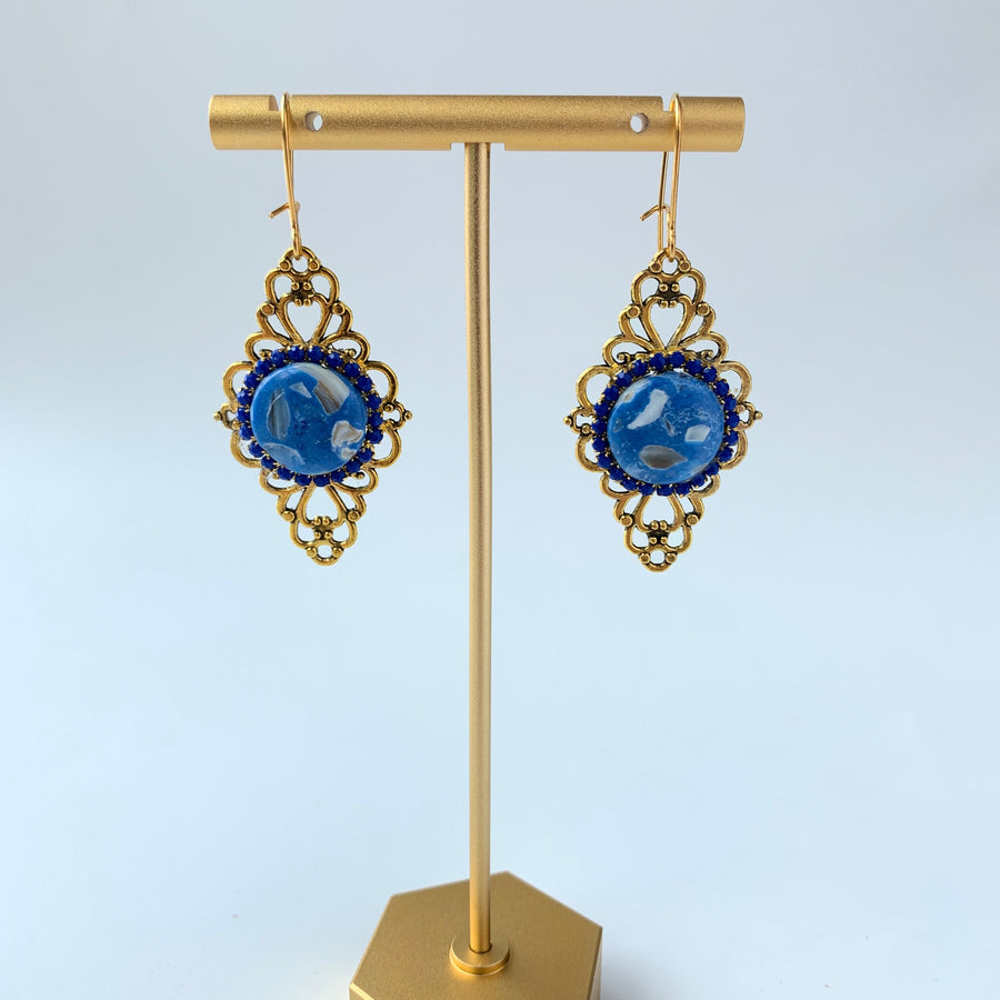 Lenora Dame Lattice Earring - 3 Color Options