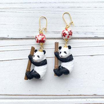 Lenora Dame Panda Earrings
